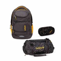 Wave Infinity Move Schulrucksack Set 3 tlg. "Sand"