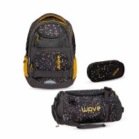 Wave Infinity Move Schulrucksack Set 3 tlg. "Dots...