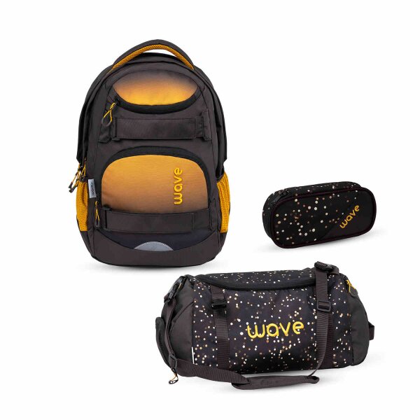 Wave Infinity Move Schulrucksack Set 3 tlg. "Gradient Sand
"