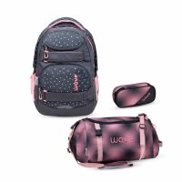 Wave Infinity Move Schulrucksack Set 3 tlg. "Dots...