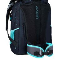 Wave Infinity Move Schulrucksack Set 3 tlg. "Dots Aurora"