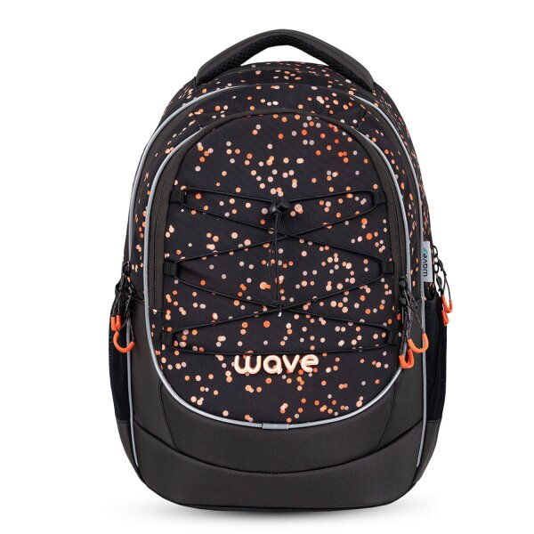 Wave Boost Schulrucksack "Dots Blooms"
