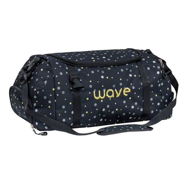 Wave Sporttasche "Black and Yellow Dots"