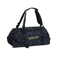 Wave Sporttasche "Black and Yellow Dots"