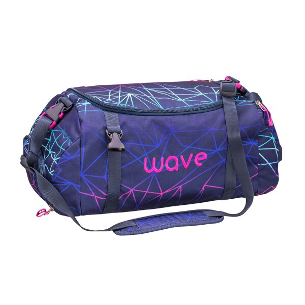 Wave Sporttasche "Stripes Purple"