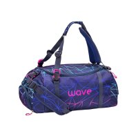 Wave Sporttasche "Stripes Purple"