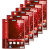 12 X  Stylex Spiral-Collegeblock DIN A4 liniert & kariert - 80 Blatt