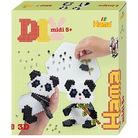 HAMA Midi Bügelperlen Set Panda 3D