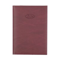 Stylex Buchkalender 2026 bordeaux A5