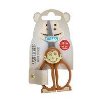 STYLEX Motiv-Kinderschere - Bastelschere - abgerundeten Spitzen -12 cm - 3 Motive