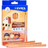 LYRA Farb-Riesen Skin Tones - 12er Kartonetui