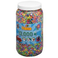Hama 13000 Midi Bügelperlen Dose - Pastell Mischung