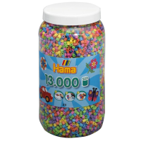 Hama 13000 Midi Bügelperlen Dose - Pastell Mischung