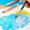 JOLLY Supersoft 3 in 1 Buntstift, Wachsmalkreide Aquarellstift