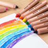JOLLY Supersoft 3 in 1 Buntstift, Wachsmalkreide Aquarellstift