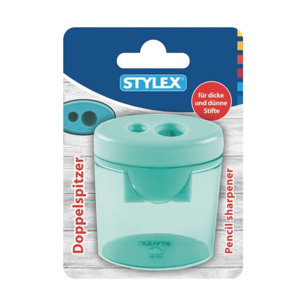 Stylex Doppel-Anspitzer Farbig sortiert