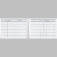5 x Stylex Fahrtenbuch 40 Blatt DIN A6