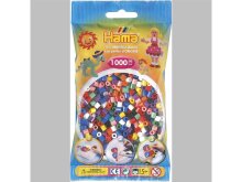 Hama 1000 Midi Bügelperlen - Mischung 01, 03-07,...