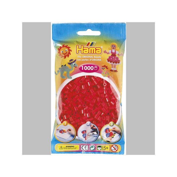 Hama 1000 Midi Bügelperlen - Rot
