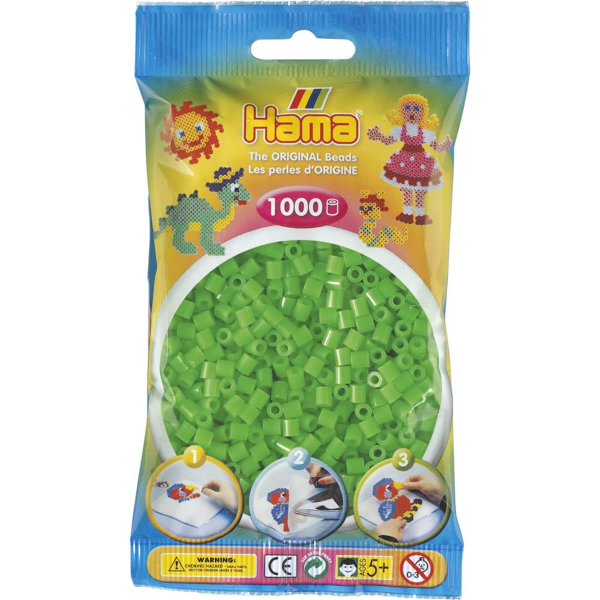 Hama 1000 Midi Bügelperlen - Fluor-Grün