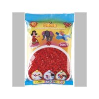Hama 3000 Midi Bügelperlen - Rot