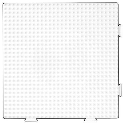 Hama Stiftplatte für Midi Bügelperlen, Quadrat groß (erweiterbar)