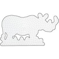 Hama Stiftplatte für Midi Bügelperlen, Nashorn