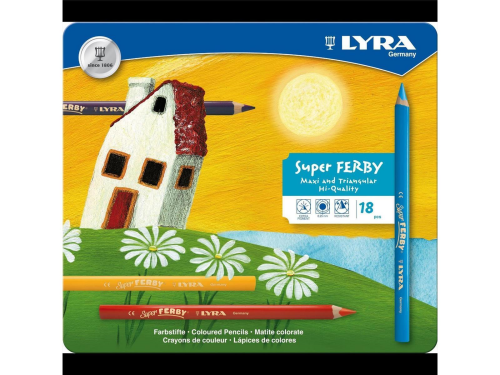 LYRA 18 Super FERBY® Buntstifte im Metalletui