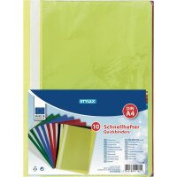 Stylex Schnellhefter DIN A4, 10er Packung sortiert