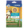 LYRA 12 Super FERBY Farbstifte natur