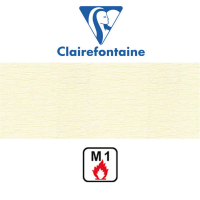 Clairefontaine Krepppapier 50 x 250 cm feuerfest 10er Pack, Elfenbein