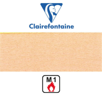 Clairefontaine Krepppapier 50 x 250 cm feuerfest 10er Pack, Aprikose