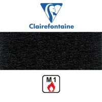 Clairefontaine Krepppapier 50 x 200 cm feuerfest, Schwarz
