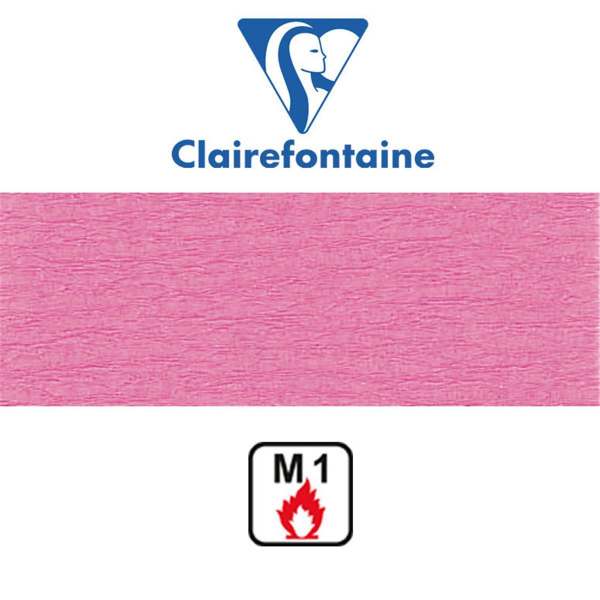 Clairefontaine Krepppapier 50 x 200 cm feuerfest, Zyklam