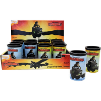 DreamWorks DRAGONS Doppelspitzer Tonne, Orange/Rot