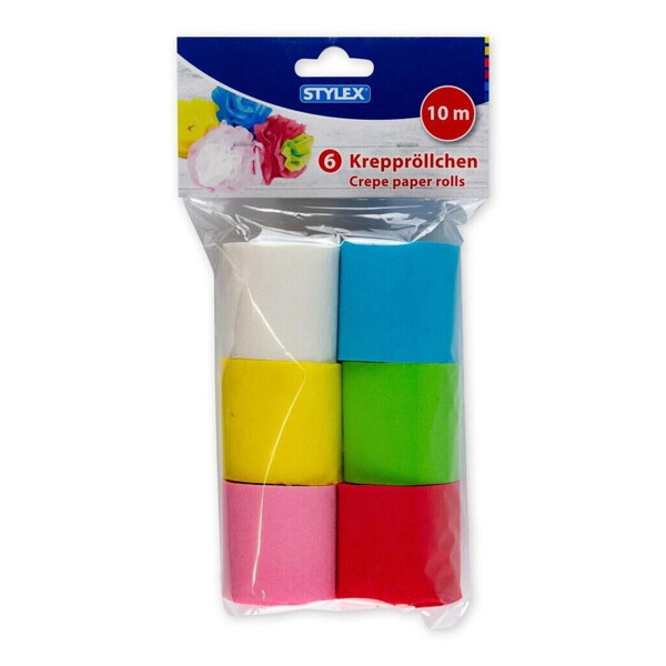 Stylex 6er Krepprollen 5 cm x 10 m