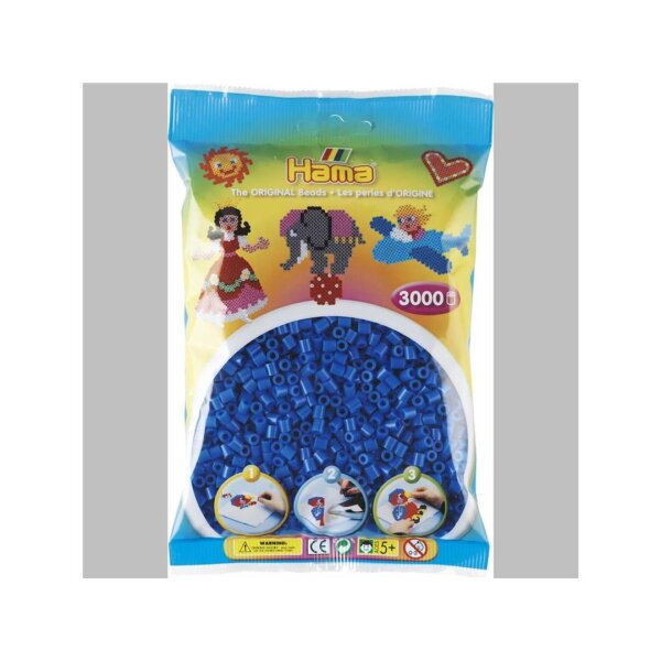 Hama 3000 Midi Bügelperlen - Hellblau