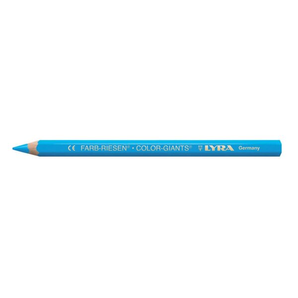 LYRA Farb-Riesen Einzelstift lackiert, Leuchtblau