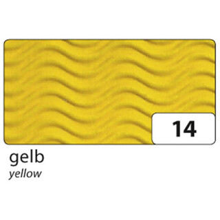 folia Funny Color Laterne aus 3D-Wellpappe 7-teilig, Gelb...