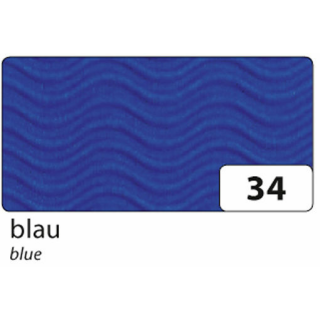 folia Funny Color Laterne aus 3D-Wellpappe 7-teilig, Blau