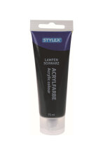 Stylex Acrylfarbe 83 ml, Lampenschwarz