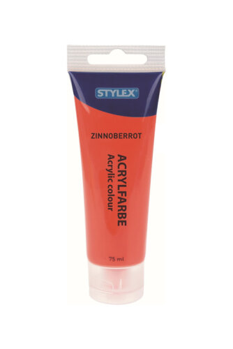 Stylex Acrylfarbe 83 ml, Zinnoberrot