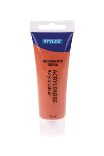 Stylex Acrylfarbe 83 ml, Gebrannte Sienna