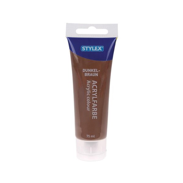 Stylex Acrylfarbe 83 ml, Dunkelbraun