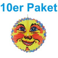 10 Stück Stylex Laternen-Set Mond- Laternenfest