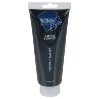 Stylex Acrylfarbe 200 ml, Lampenschwarz
