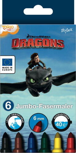 DreamWorks DRAGONS Jumbo Fasermaler