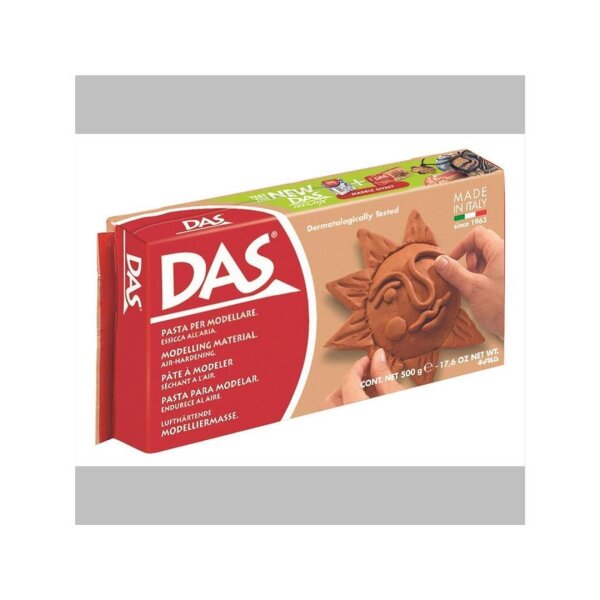 DAS lufthärtende Modelliermasse 500g, Terrakotta