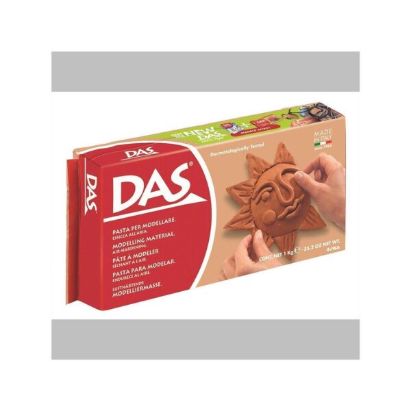 DAS lufthärtende Modelliermasse 1000g, Terrakotta