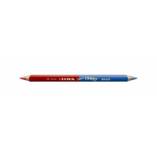 LYRA DUO Super FERBY Farbstift rot/blau, Silbenstift...